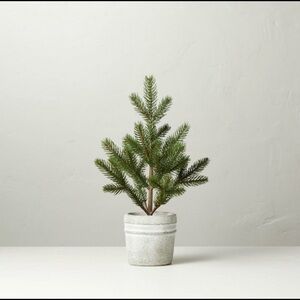 NWT Hearth & Hand with Magnolia Faux Pine Tree in Ceramic Pot
